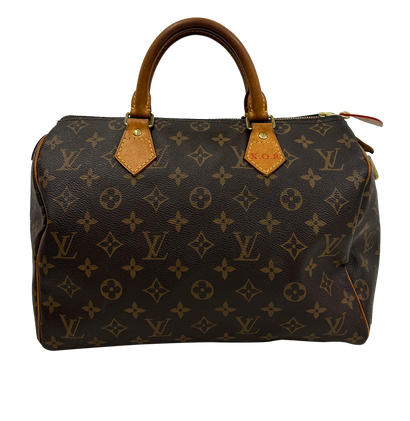 Speedy 30, 495&euro;, Bolso, Marrón, Canvas - General, Vista frontal